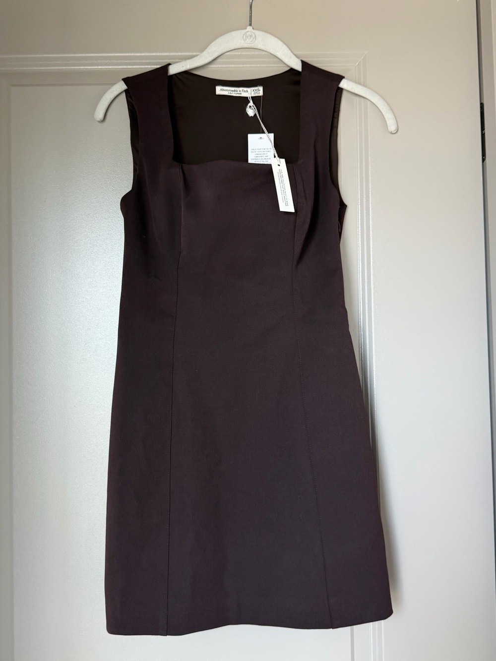 A&F Bra-Free Squareneck Forme Mini Dress